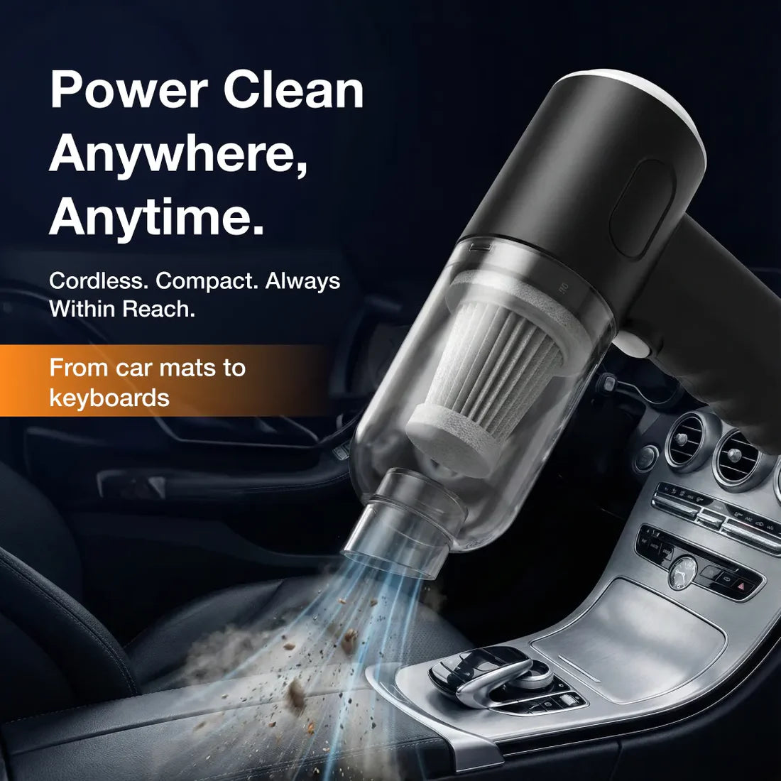 Mini Vacuum cleaner – Wireless, Portable & 3-in-1 Cleaner | Storenzo