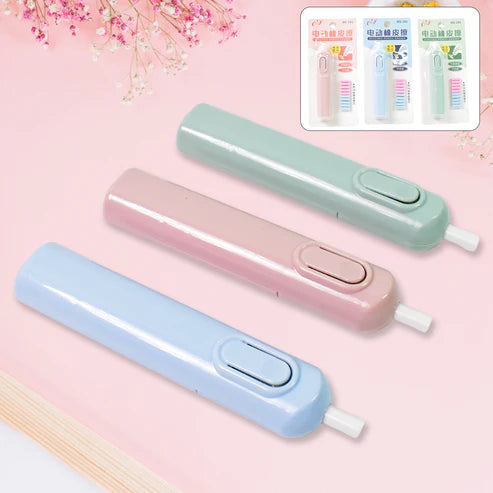 Electric Eraser Kit – Precision Erasing for Art & Drafting | ScribbleJoy with 10 Refiles