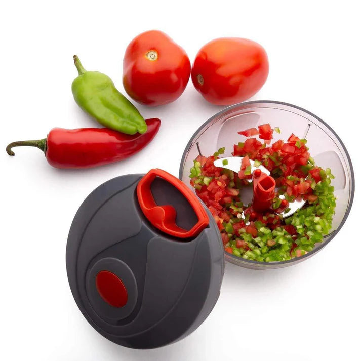 Manual Food Chopper – Compact Vegetable Blender | XcelCraft