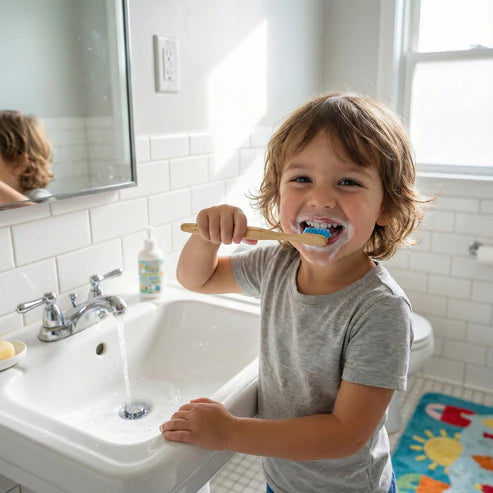 Bamboo Toothbrush Twin Pack – Eco-Friendly Daily Oral Care (pack of 24)