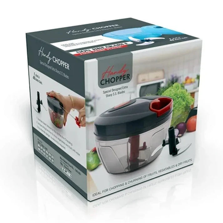 Manual Food Chopper – Compact Vegetable Blender | XcelCraft