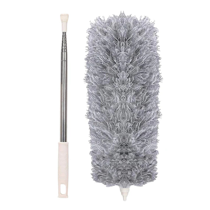 Microfiber Duster – 100-Inch Extendable Handle | Velvet Wipe