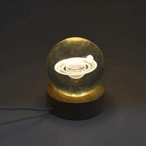 Astronomy Crystal Ball Lamp – 3D Night Light | Indo Glow