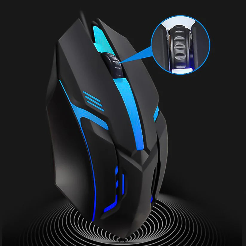 Wired Optical Gaming Mouse – Comfortable, Precise Tracking | RGB | Comshop