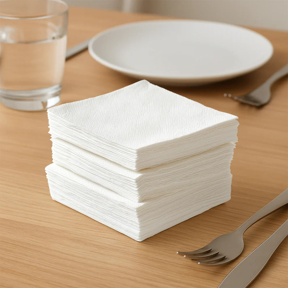 Disposable Tissue Napkins – Soft, Absorbent 150 Pack