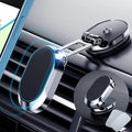 Magnetic Car Phone Holder – 360° Rotating Metal Mount