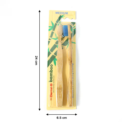 Bamboo Toothbrush Twin Pack – Eco-Friendly Daily Oral Care (pack of 24)
