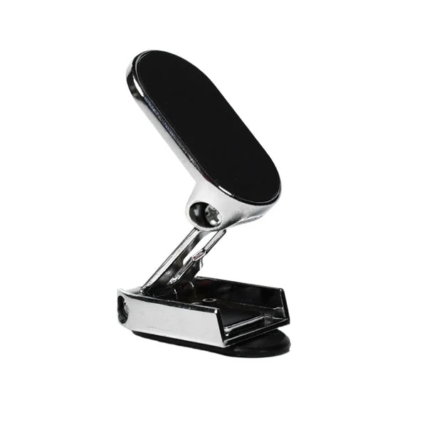 Magnetic Car Phone Holder – 360° Rotating Metal Mount