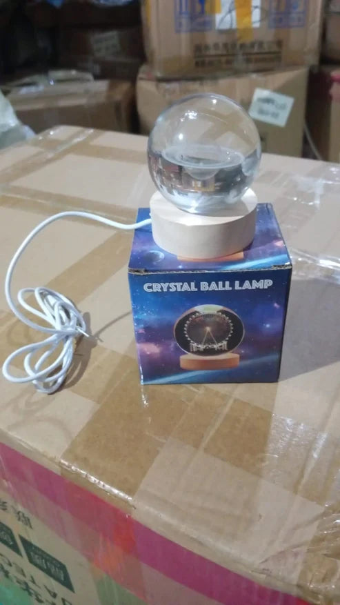 Astronomy Crystal Ball Lamp – 3D Night Light | Indo Glow