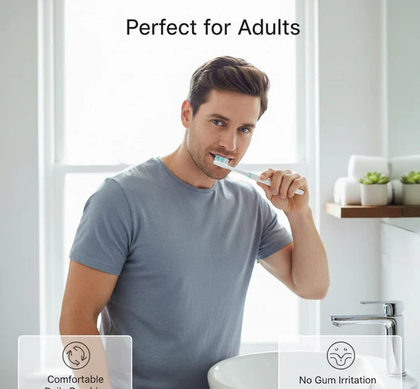 Ultra Soft Bristled Toothbrush – Gentle Care for Kids & Adults (pack of 10)