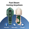 Portable Steam Iron – 2-in-1 Travel Garment Steamer | Happy Bathers