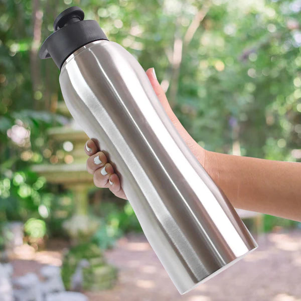 Stainless Steel Vacuum-Insulated Water Bottle – Keeps Drinks Hot & Cold