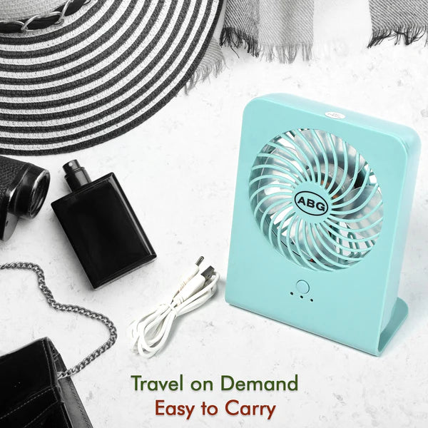 Portable Desk Fan – Quiet 3-Speed USB Power for Home & Office | VoltDesk by VoltDesk