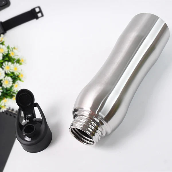 Stainless Steel Vacuum-Insulated Water Bottle – Keeps Drinks Hot & Cold