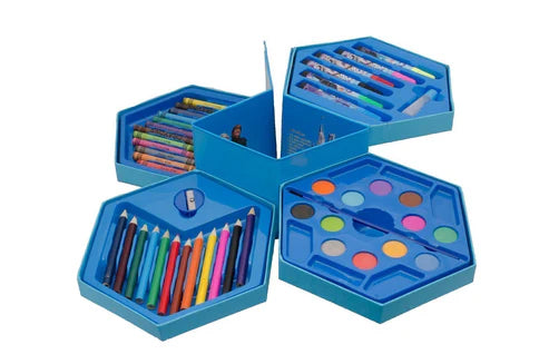 Kids Art Set 46 Pcs – Drawing & Colouring Kit