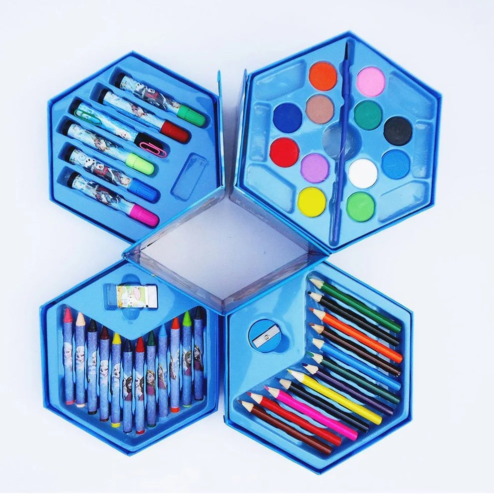 Kids Art Set 46 Pcs – Drawing & Colouring Kit