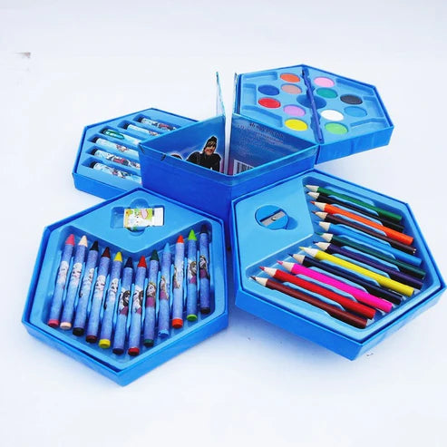 Kids Art Set 46 Pcs – Drawing & Colouring Kit