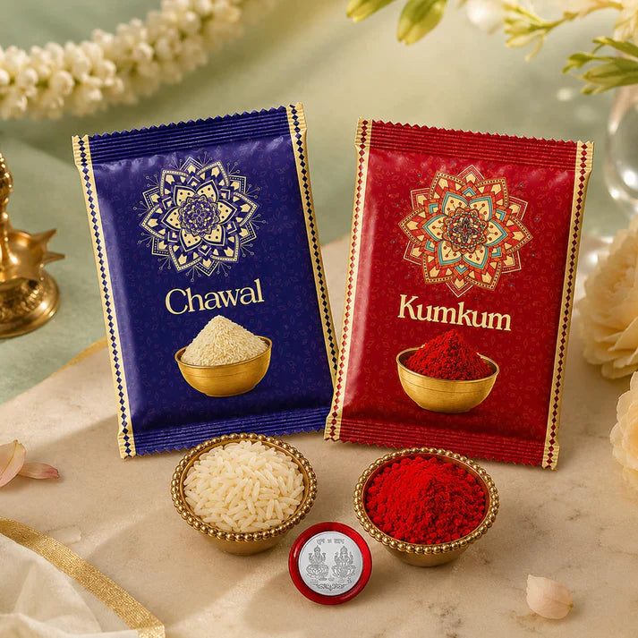 Rakhi with Chocolate for Brother (Set of 7), Raksha Bandhan Festival