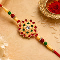Flower Design Rakhi – Elegant Floral Thread for Brother (pack of 6)