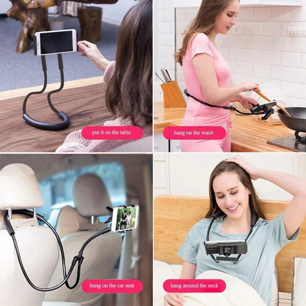 Flexible Neck Phone Holder – 360° Adjustable Lazy Stand
