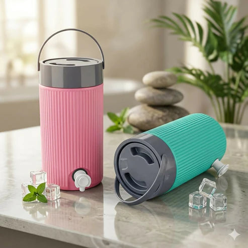 Insulated Water Jug – Keeps Water Cold for Hours with Leak-Proof Tap