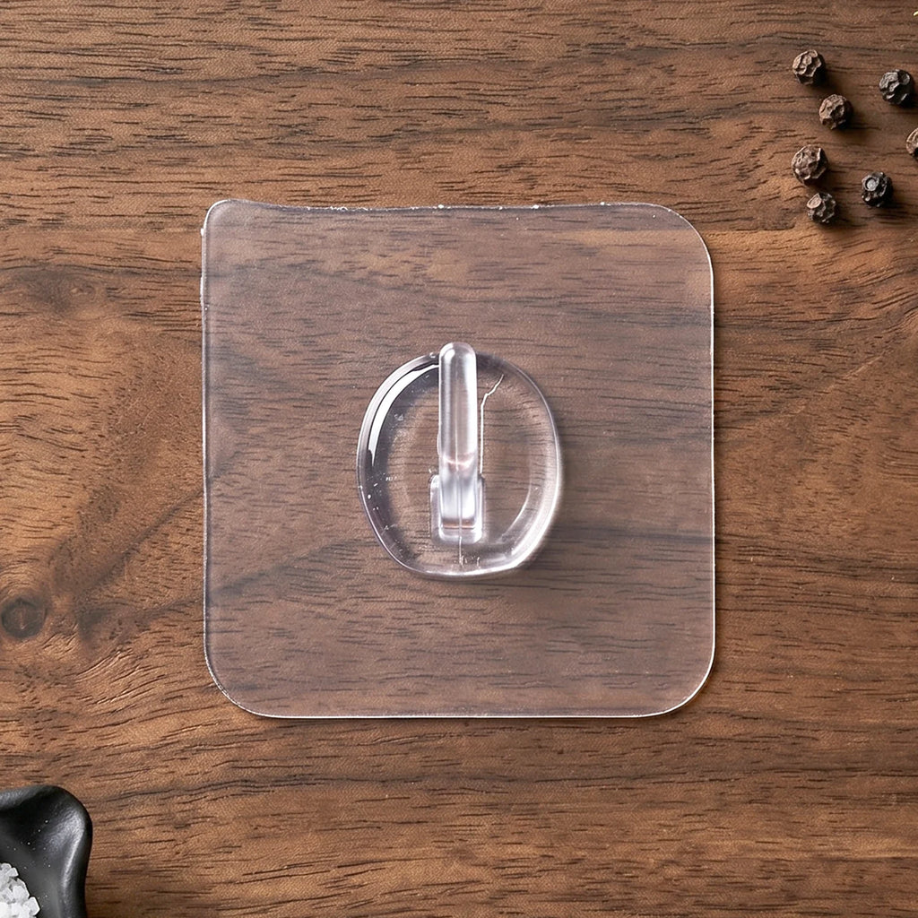 Self-Adhesive Wall Hook – Easy no-drill installation for versatile use(pack of 10)