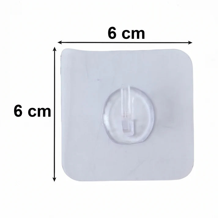 Self-Adhesive Wall Hook – Easy no-drill installation for versatile use(pack of 10)