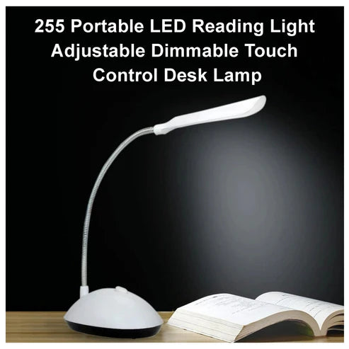 Portable LED Reading Light – Dimmable Touch Desk Lamp | Deskrova
