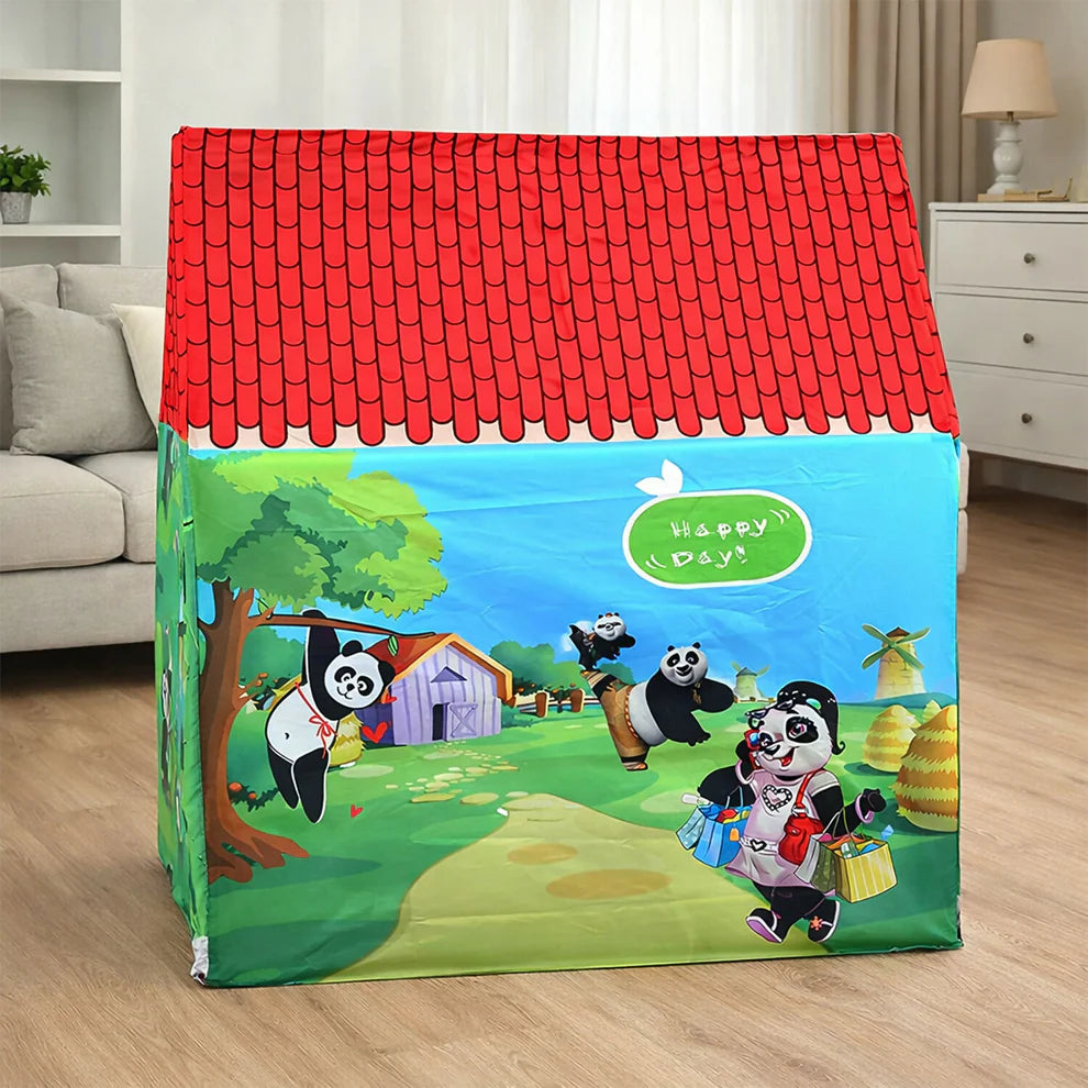 Kids Play Tent House – Panda Theme Foldable Fun