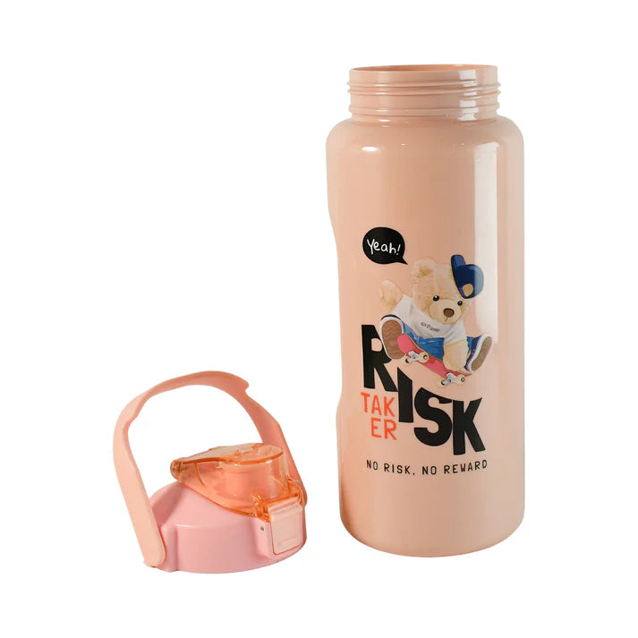 Cartoon Printed Water Bottle Set – Leakproof Multi-Size Trio