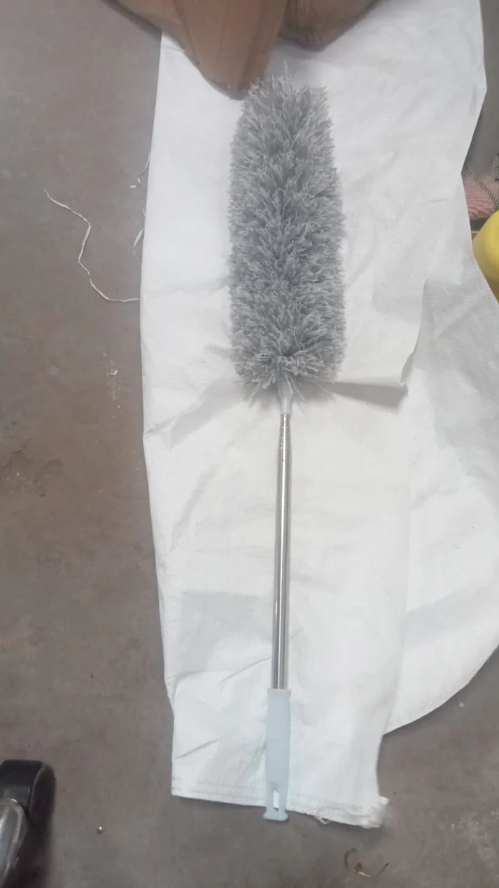 Microfiber Duster – 100-Inch Extendable Handle | Velvet Wipe