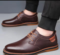 Men's Semi- Leather Formal Derby Shoes.