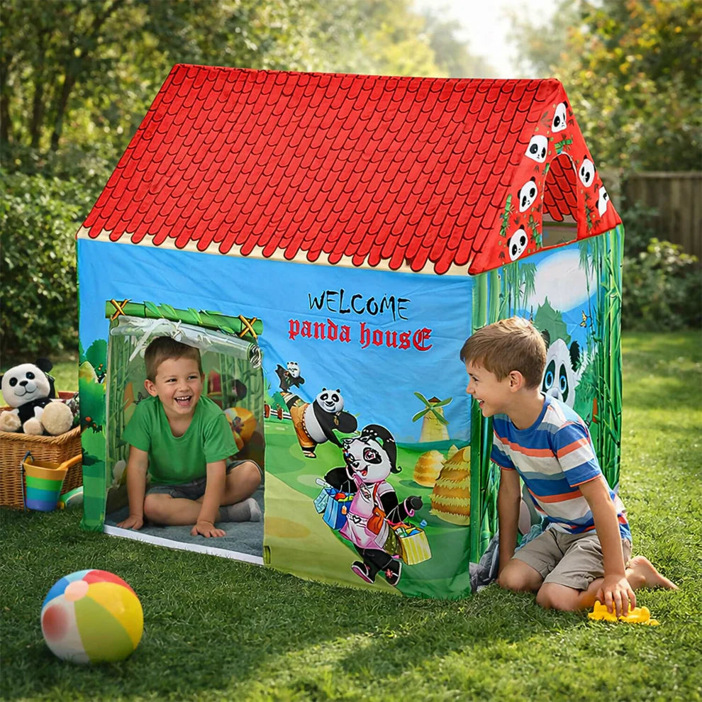 Kids Play Tent House – Panda Theme Foldable Fun