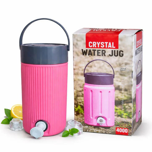 Insulated Water Jug – Keeps Water Cold for Hours with Leak-Proof Tap