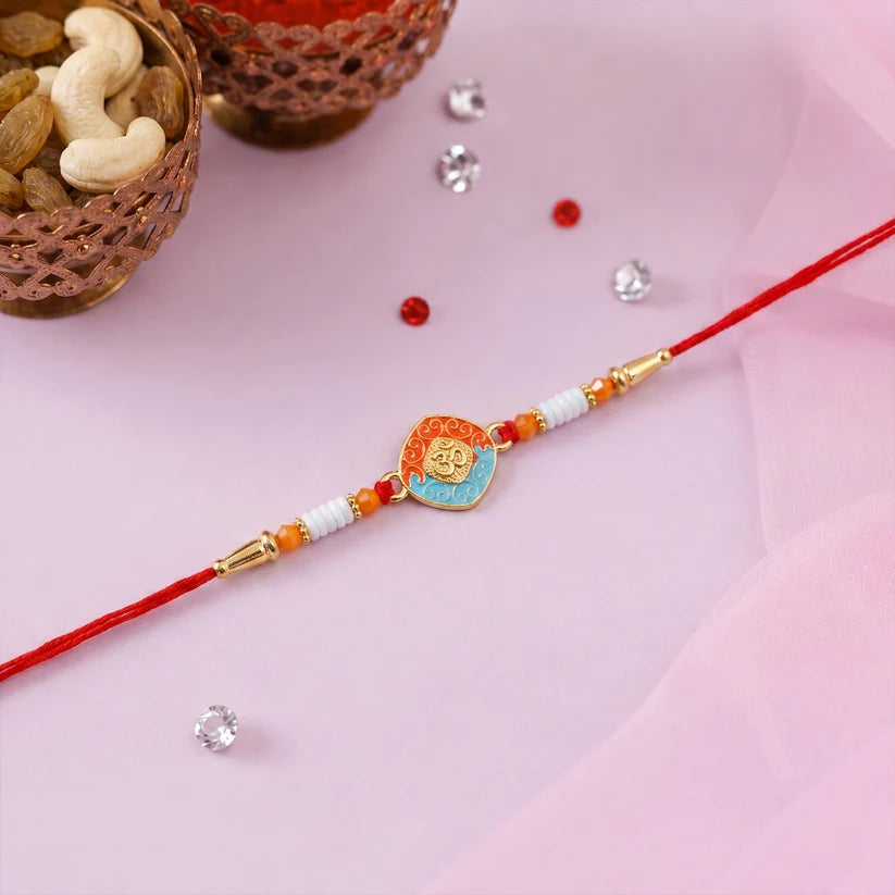 OM Symbol Rakhi – Traditional Style with Modern Elegance