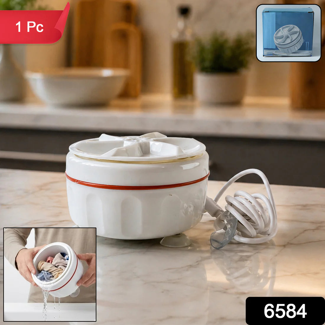 Portable Mini Electric Washing Machine – Compact & Easy to Use