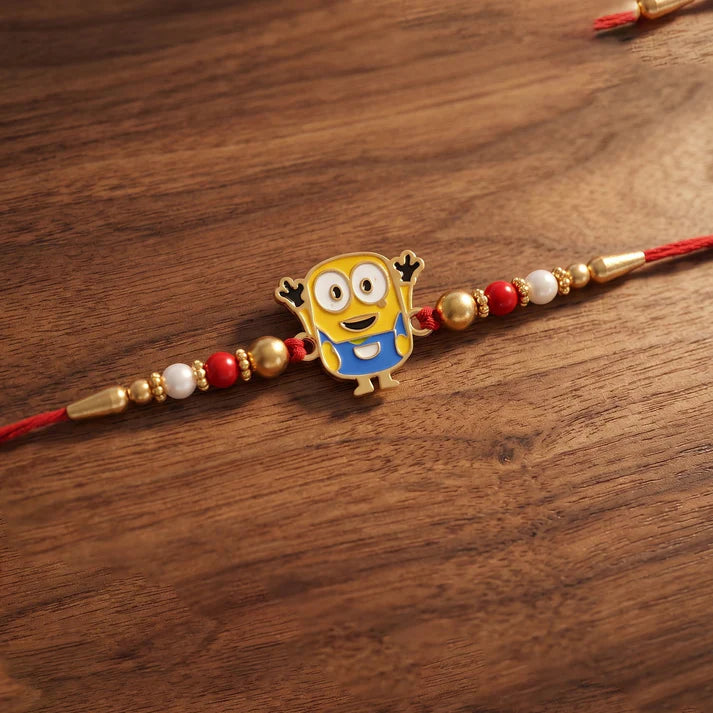 Rakhi – Cute Cartoon Character with Beads and Soft Thread  (pack of 10)