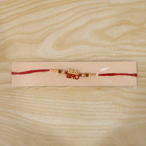 Pearl Beads Rakhi for Rakshabandhan – Elegant & Traditional Design (pack of 10)