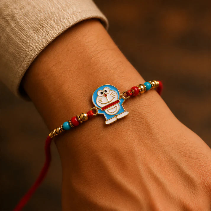 Beaded Rakhi – Stylish and Traditional Gift for Brother(pack of 10)(please mail to order less quantity)