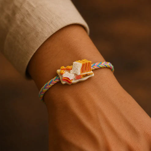 Rakhi – Stylish & Comfortable Designer Festive Thread (pack of 10)