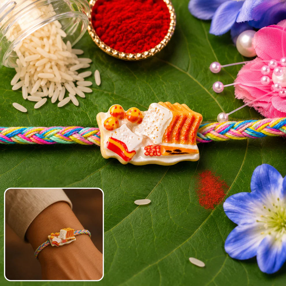 Rakhi – Stylish & Comfortable Designer Festive Thread (pack of 10)